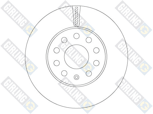 6069035 GIRLING Тормозной диск (фото 1)