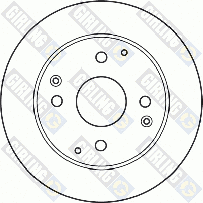 6072494 GIRLING Тормозной диск (фото 2)