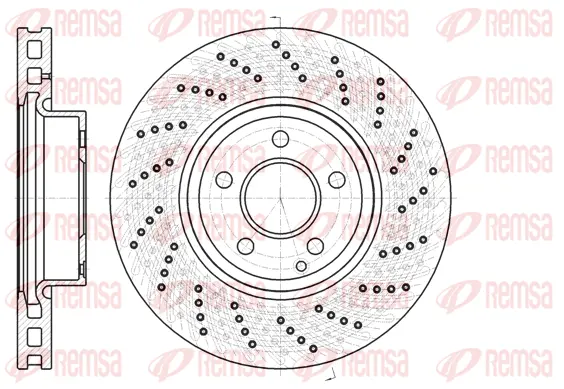 61185 10 KAWE Тормозной диск (фото 1)