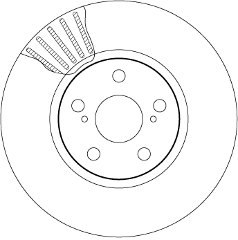 DF4160 TRW Тормозной диск (фото 2)