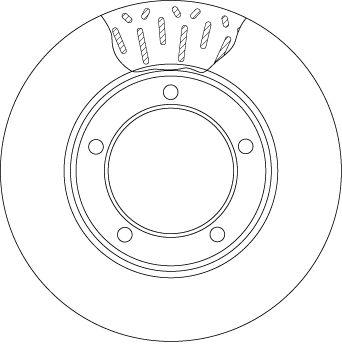 DF4506 TRW Тормозной диск (фото 2)
