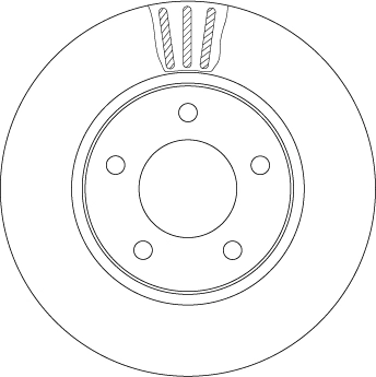 DF4550 TRW Тормозной диск (фото 2)