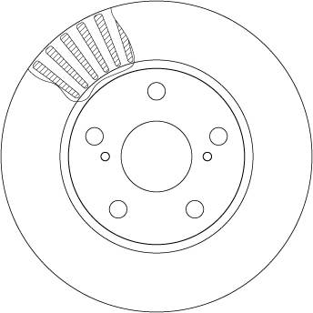 DF4810 TRW Тормозной диск (фото 2)