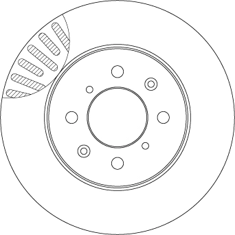 DF4825 TRW Тормозной диск (фото 2)