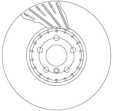 DF8649S TRW Тормозной диск (фото 1)