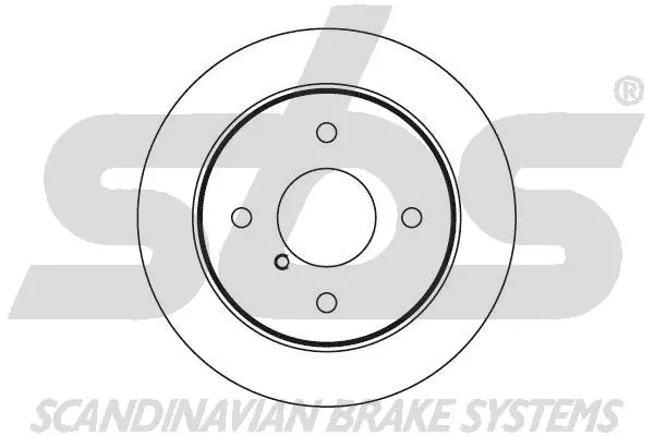 1815203215 SBS Тормозной диск (фото 1)