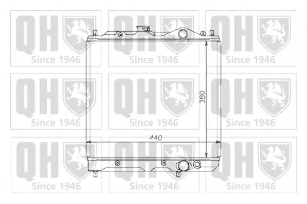 QER1193 QUINTON HAZELL Радиатор охлаждения двигателя (фото 1)