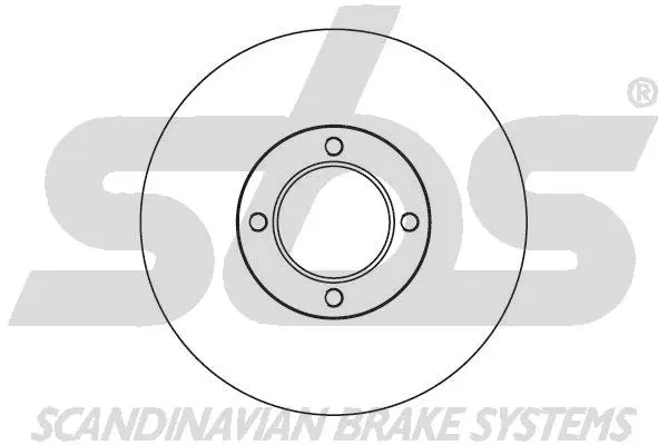 1815204525 SBS Тормозной диск (фото 1)