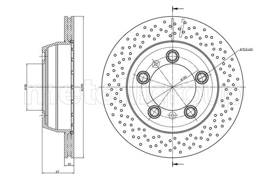 800-1429FC CIFAM Тормозной диск (фото 1)
