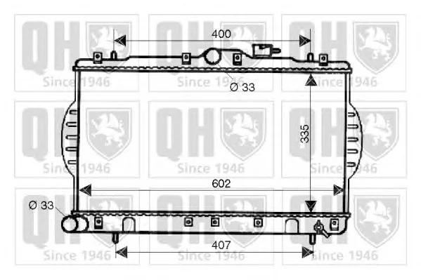 QER1937 QUINTON HAZELL Радиатор охлаждения двигателя (фото 1)