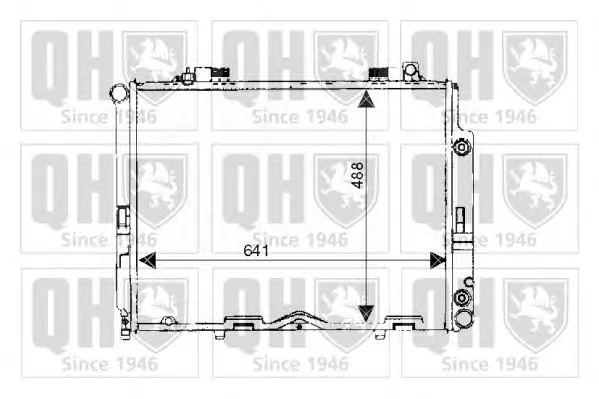 QER1953 QUINTON HAZELL Радиатор охлаждения двигателя (фото 1)