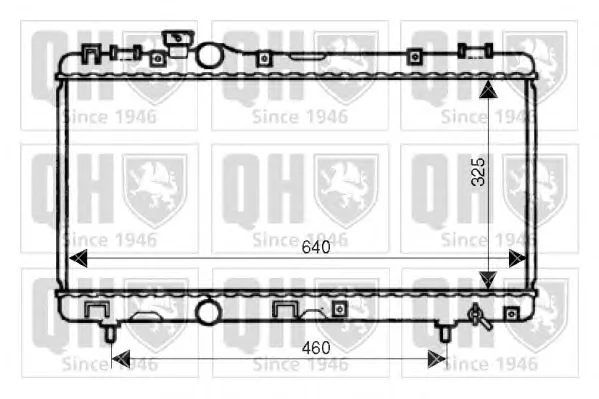 QER1997 QUINTON HAZELL Радиатор охлаждения двигателя (фото 1)