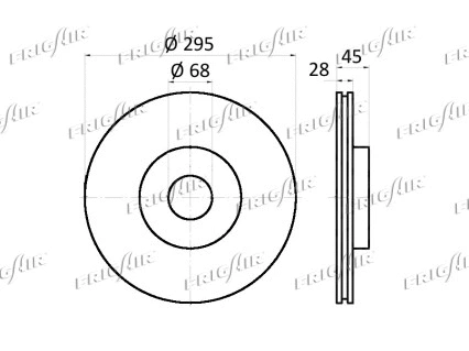 DC09.110 FRIGAIR Тормозной диск (фото 2)