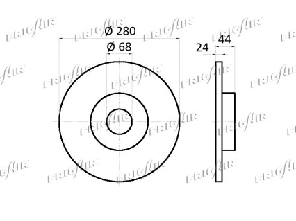 DC09.111 FRIGAIR Тормозной диск (фото 2)