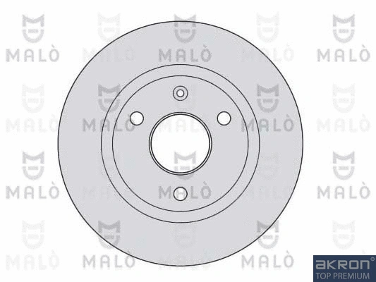 1110007 MALO Тормозной диск (фото 1)