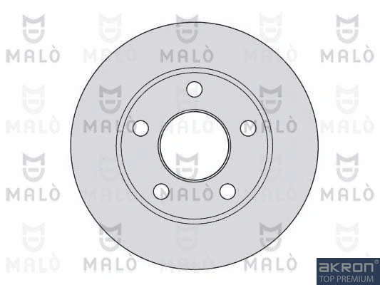 1110008 MALO Тормозной диск (фото 1)