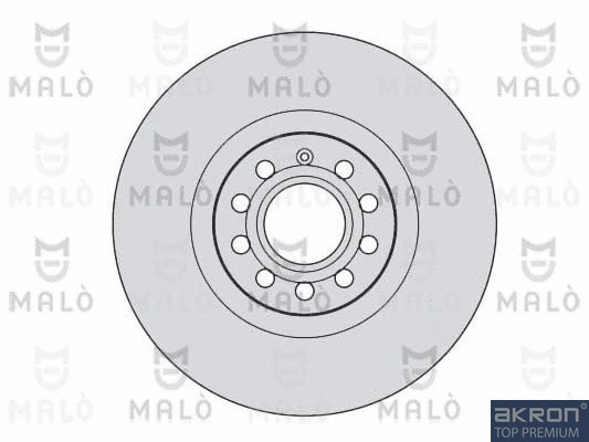 1110091 MALO Тормозной диск (фото 1)