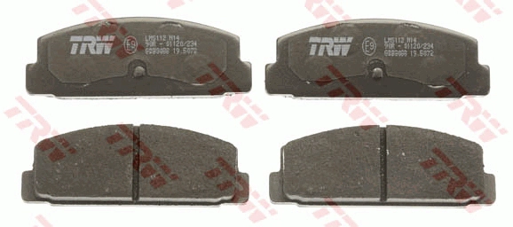 GDB3088DT TRW Комплект тормозных колодок, дисковый тормоз (фото 2)