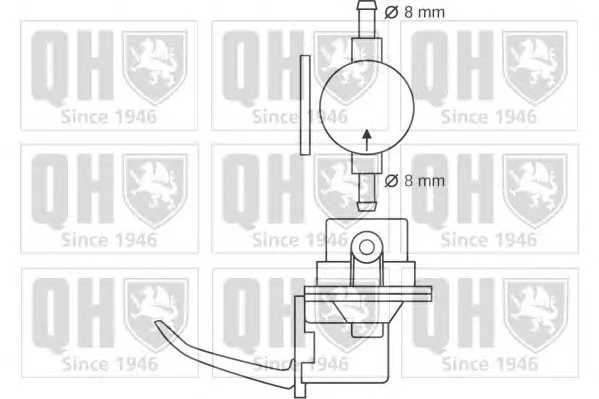 QFP40 QUINTON HAZELL Топливный насос (фото 1)