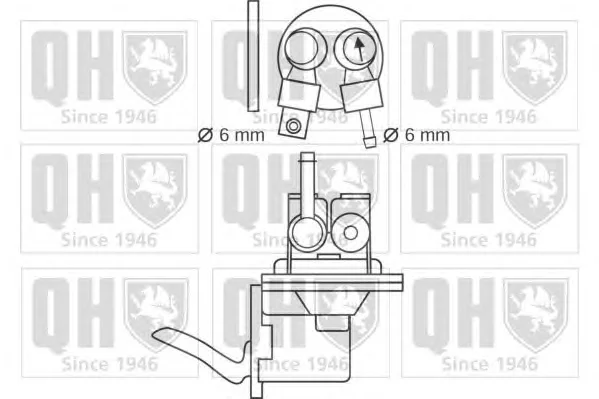 QFP63 QUINTON HAZELL Топливный насос (фото 1)