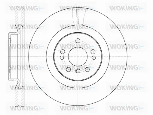 D61030.10 WOKING Тормозной диск (фото 1)