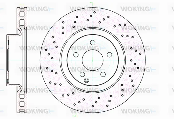 D61032.10 WOKING Тормозной диск (фото 1)