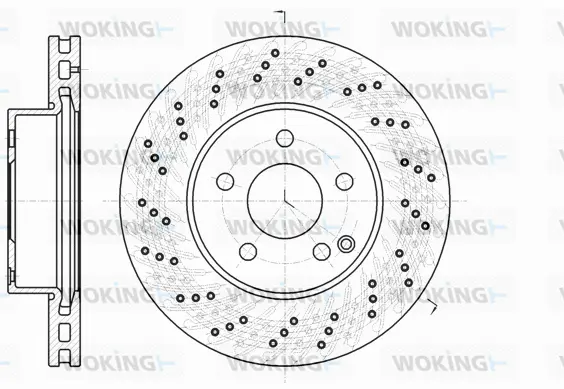 D61068.10 WOKING Тормозной диск (фото 1)