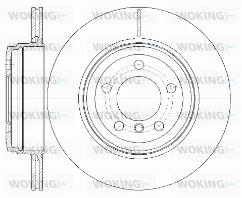 D61082.10 WOKING Тормозной диск (фото 1)