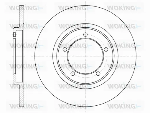 D61094.00 WOKING Тормозной диск (фото 1)