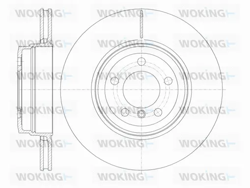 D61141.10 WOKING Тормозной диск (фото 1)