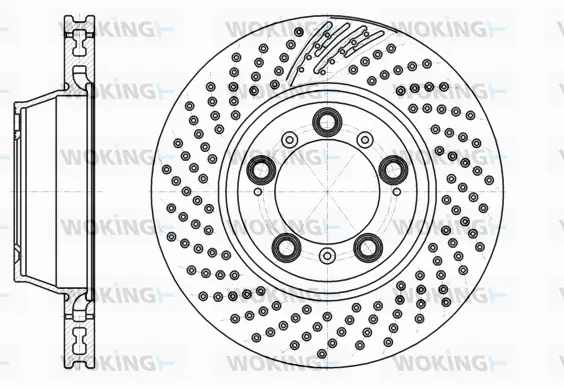 D61198.10 WOKING Тормозной диск (фото 1)