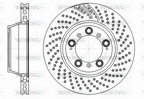 D61198.11 WOKING Тормозной диск (фото 1)