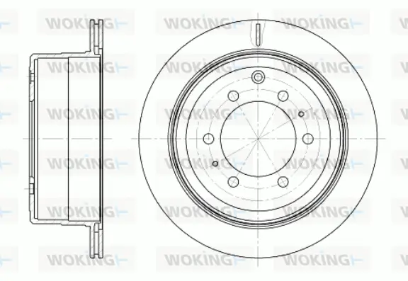 D61256.10 WOKING Тормозной диск (фото 1)
