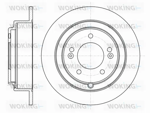 D61276.00 WOKING Тормозной диск (фото 1)