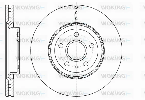 D61283.10 WOKING Тормозной диск (фото 1)