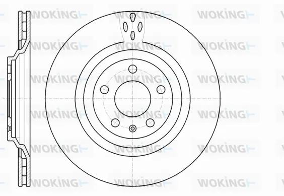 D61309.10 WOKING Тормозной диск (фото 1)