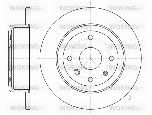 D61321.00 WOKING Тормозной диск (фото 1)