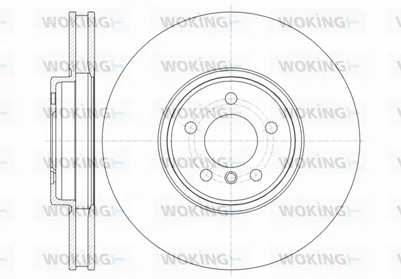 D61333.10 WOKING Тормозной диск (фото 1)