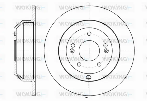 D61373.00 WOKING Тормозной диск (фото 1)