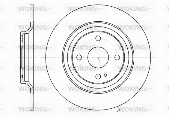 D61379.00 WOKING Тормозной диск (фото 1)