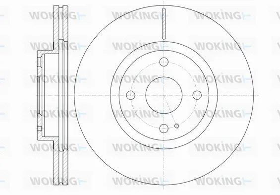 D61380.10 WOKING Тормозной диск (фото 1)