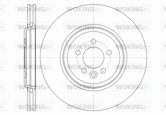 D61382.10 WOKING Тормозной диск (фото 1)