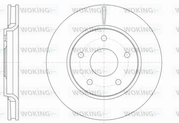 D61393.10 WOKING Тормозной диск (фото 1)