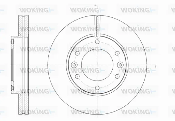 D61396.10 WOKING Тормозной диск (фото 1)