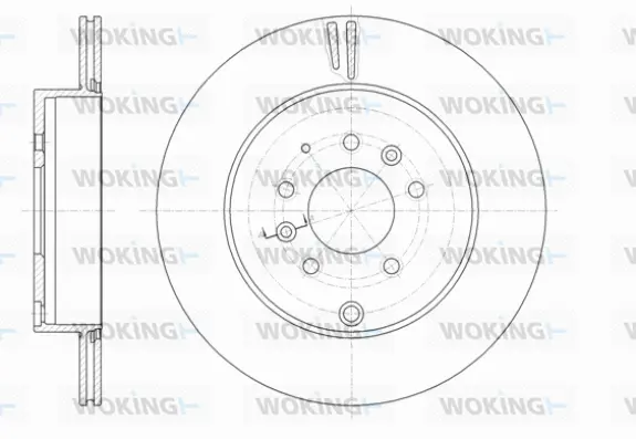 D61402.10 WOKING Тормозной диск (фото 1)