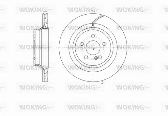 D61404.10 WOKING Тормозной диск (фото 1)