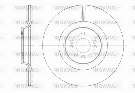 D61406.10 WOKING Тормозной диск (фото 1)