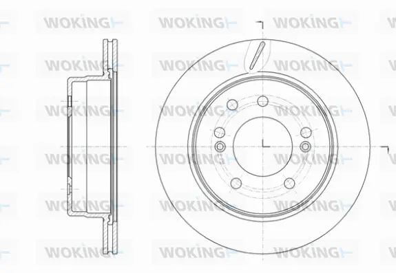 D61413.10 WOKING Тормозной диск (фото 1)