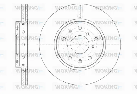 D61417.10 WOKING Тормозной диск (фото 1)