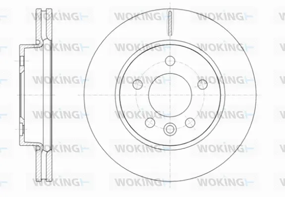 D61418.10 WOKING Тормозной диск (фото 1)